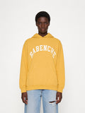 Unisex text logo oversized hoodie