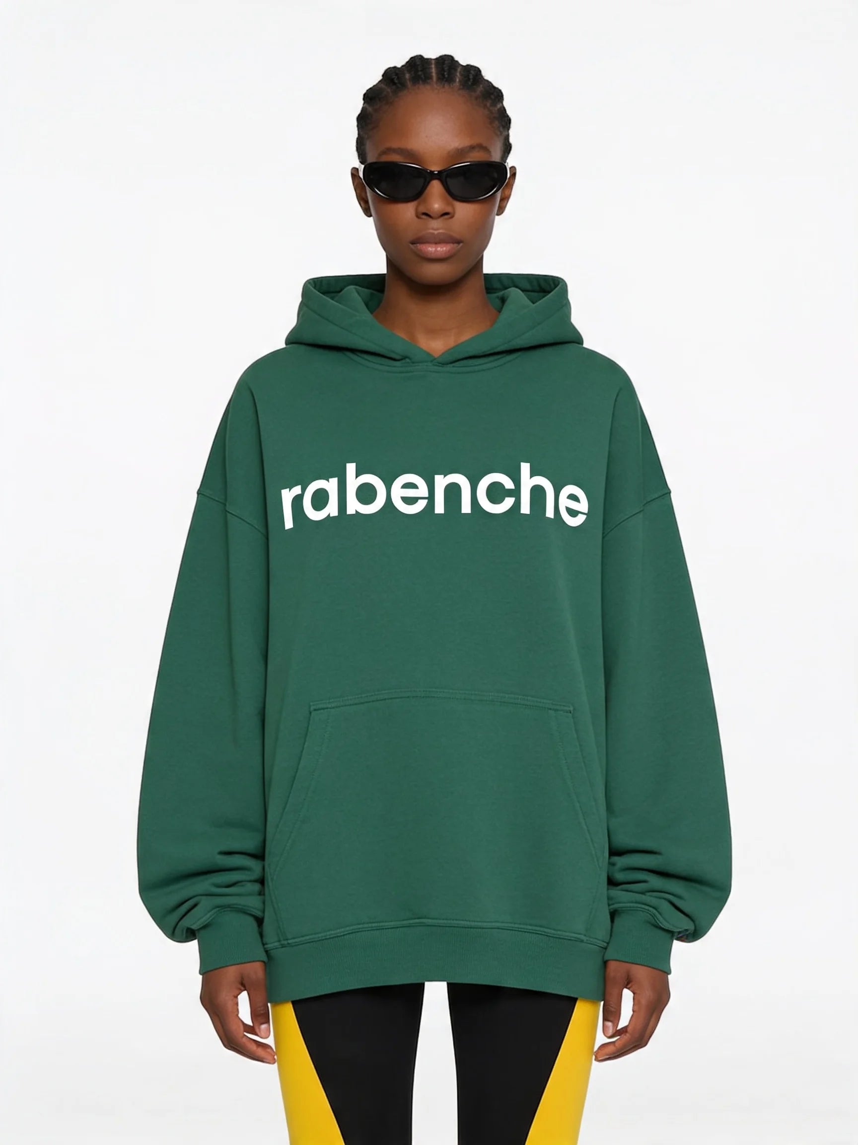 Unisex text logo oversized hoodie